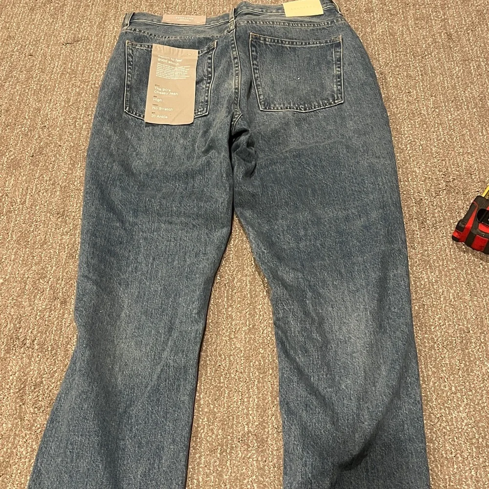 Everlane 90’s cheeky Jean in vintage mid blue nwt - Picture 5 of 10